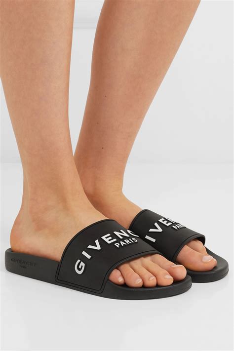 givenchy logo slides replica|givenchy slides size 35.